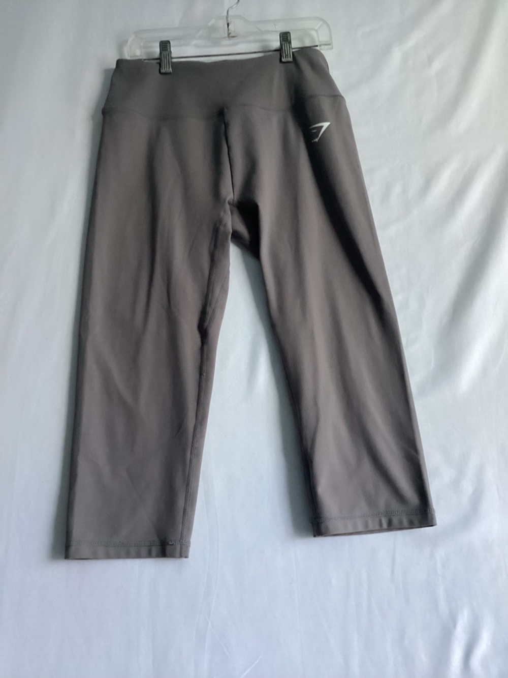 Gymshark Charcoal Gray Capri Workout Leggings